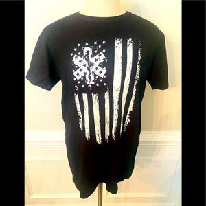 Star Of Life Flag T Shirt Black The Concert Tee